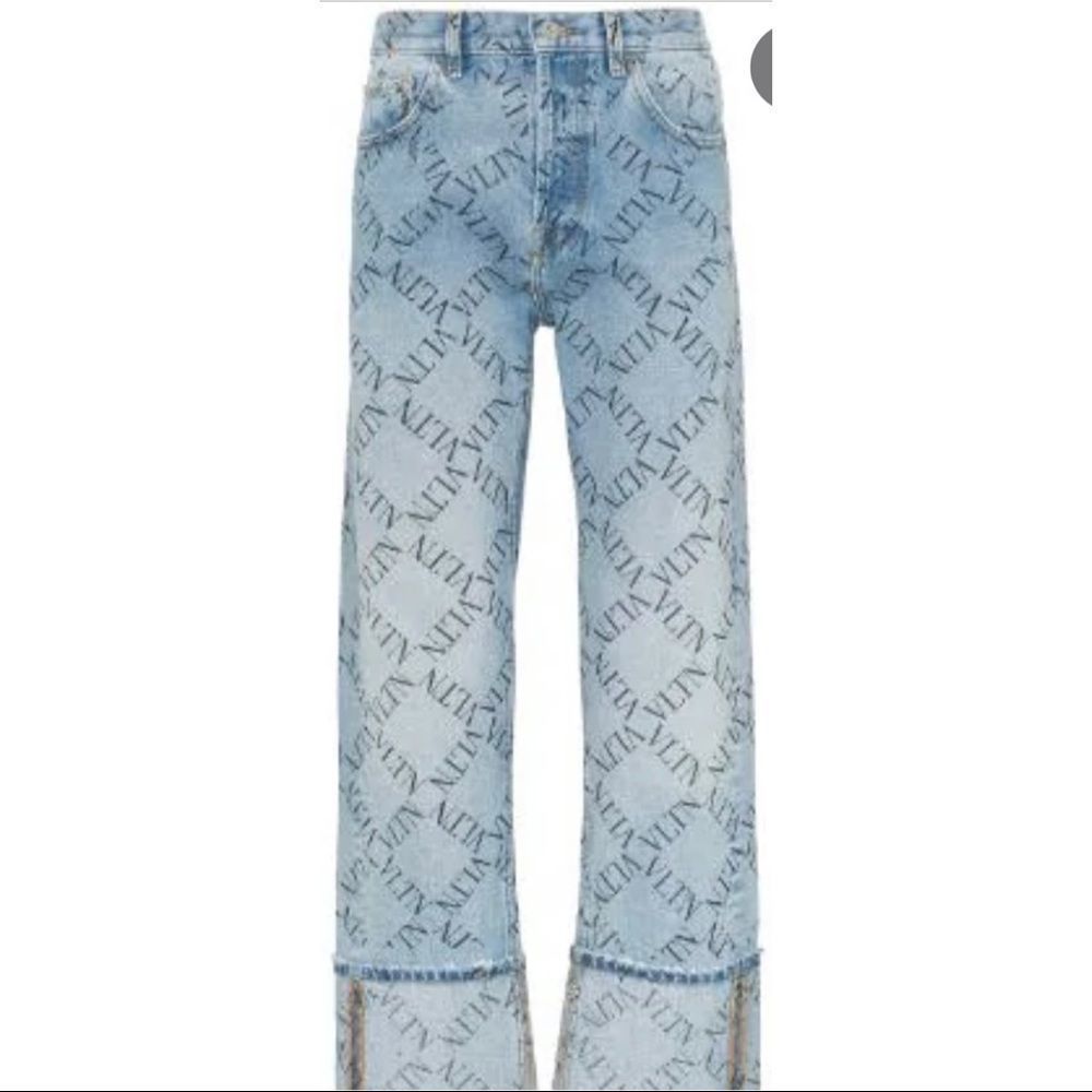 NOT FOR SALE Valentino mens print jeans size 32 - Picture 2 of 5